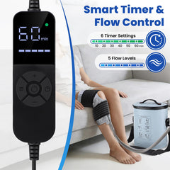 DREAMSOME knee wrap universal fit for customizable cold therapy.
