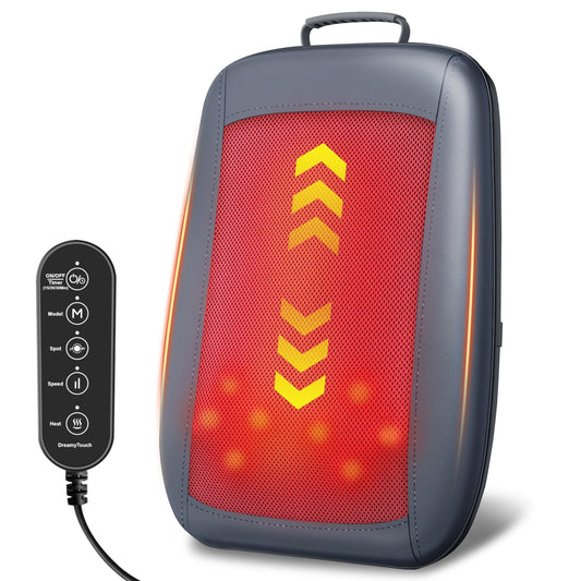 DreamyTouch Shiatsu Back Massager with Heat for home use