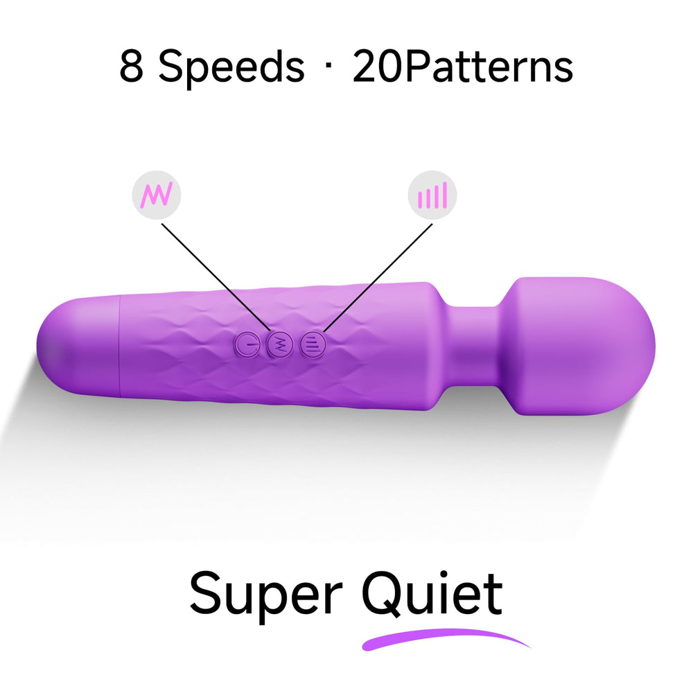 Dreress cordless massage wand with USB charging for travel-friendly comfort.