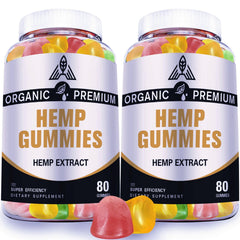 DriRaych hemp gummies extra strength bear on a light background, promoting sleep support and calm focus.