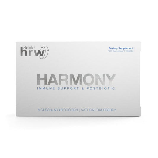 DRINK HRW Harmony tablets dissolving in water for quick energy support