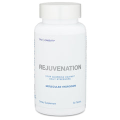 DRINK HRW Rejuvenation tablets dissolving in water for easy energy support.