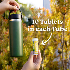 Drinklits Lemon Immune on-the-go pack ideal for travel hydration.