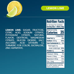 DripDrop Lemon Lime travel pack ideal for sports on the go