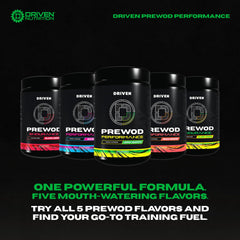 Driven Nutrition Pre WOD Transparent label highlights no proprietary blends.