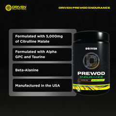 Driven PREWOD mixed in water displaying clean flavor and consistency