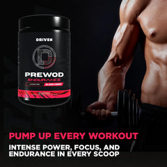 Driven PREWOD caffeine-free shaker ready for a quick pre-workout mix