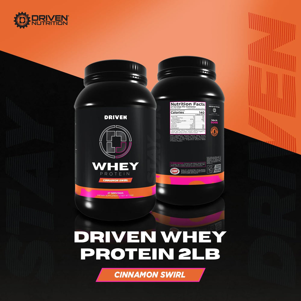 Driven WHEY post-workout shake in a shaker bottle