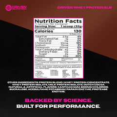 Driven Whey being mixed in a shaker for a creamy shake