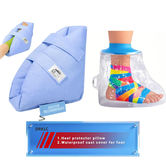 DRKLC Heel Protector Boot side view protects heels from pressure sores