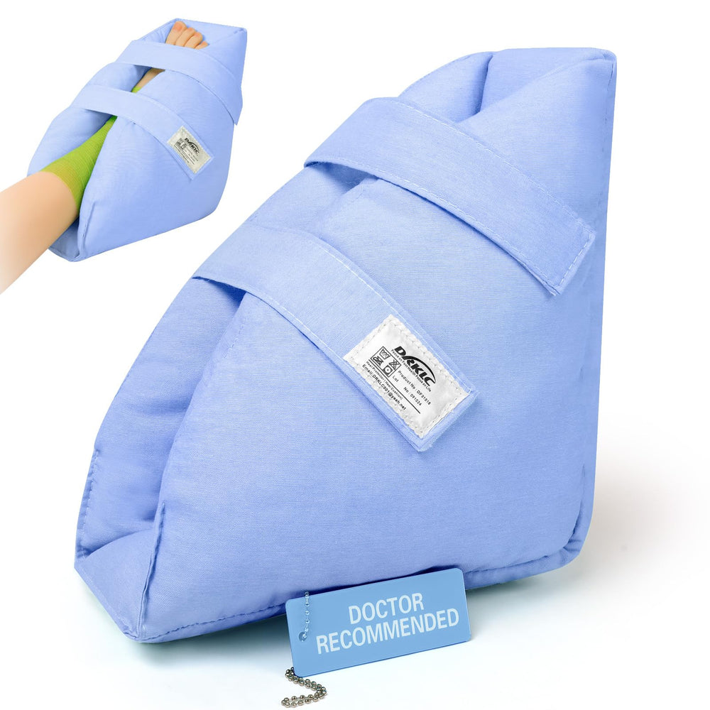 DRKLC Heel Protector Boot with strap closure ensures a stable, adjustable fit