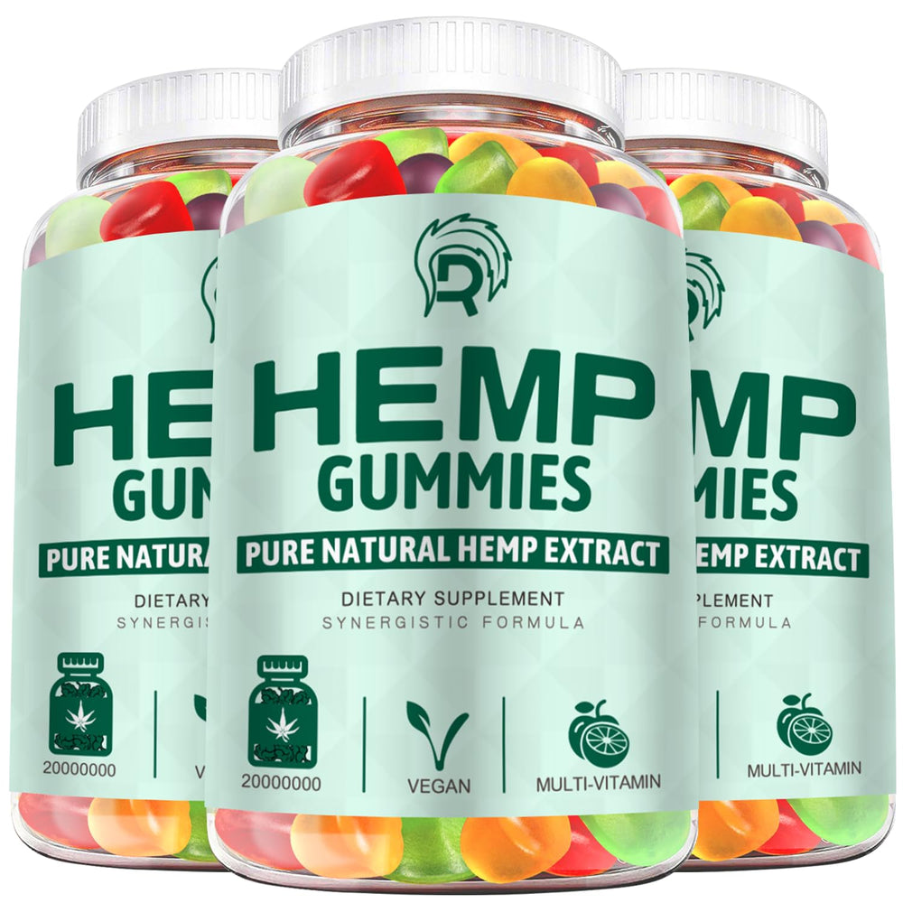 Drloton hemp gummies bottle-front for convenient daily calm and focus
