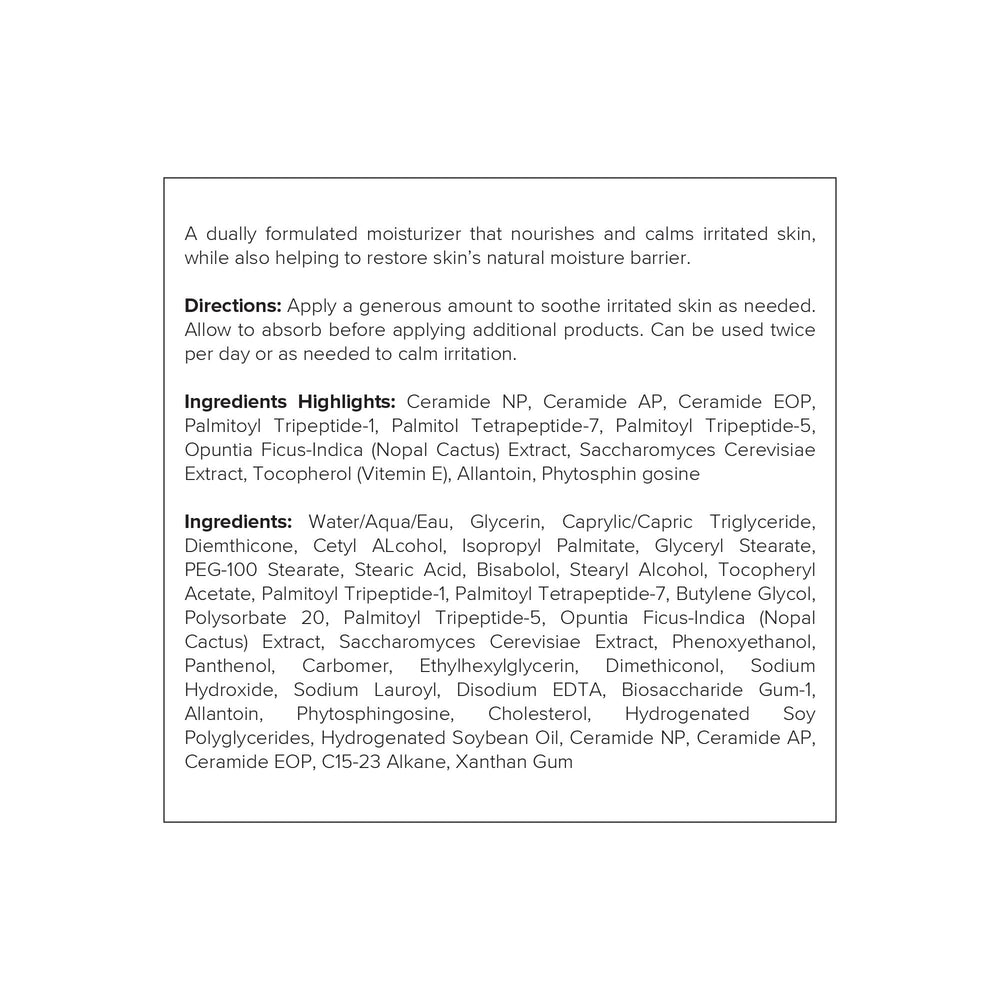 DRMTLGY all-skin-types usage image depicting versatile moisturizer.