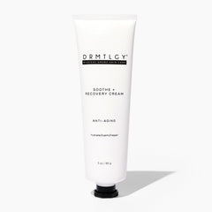 DRMTLGY Soothe and Recovery Cream bottle for daily hydration.