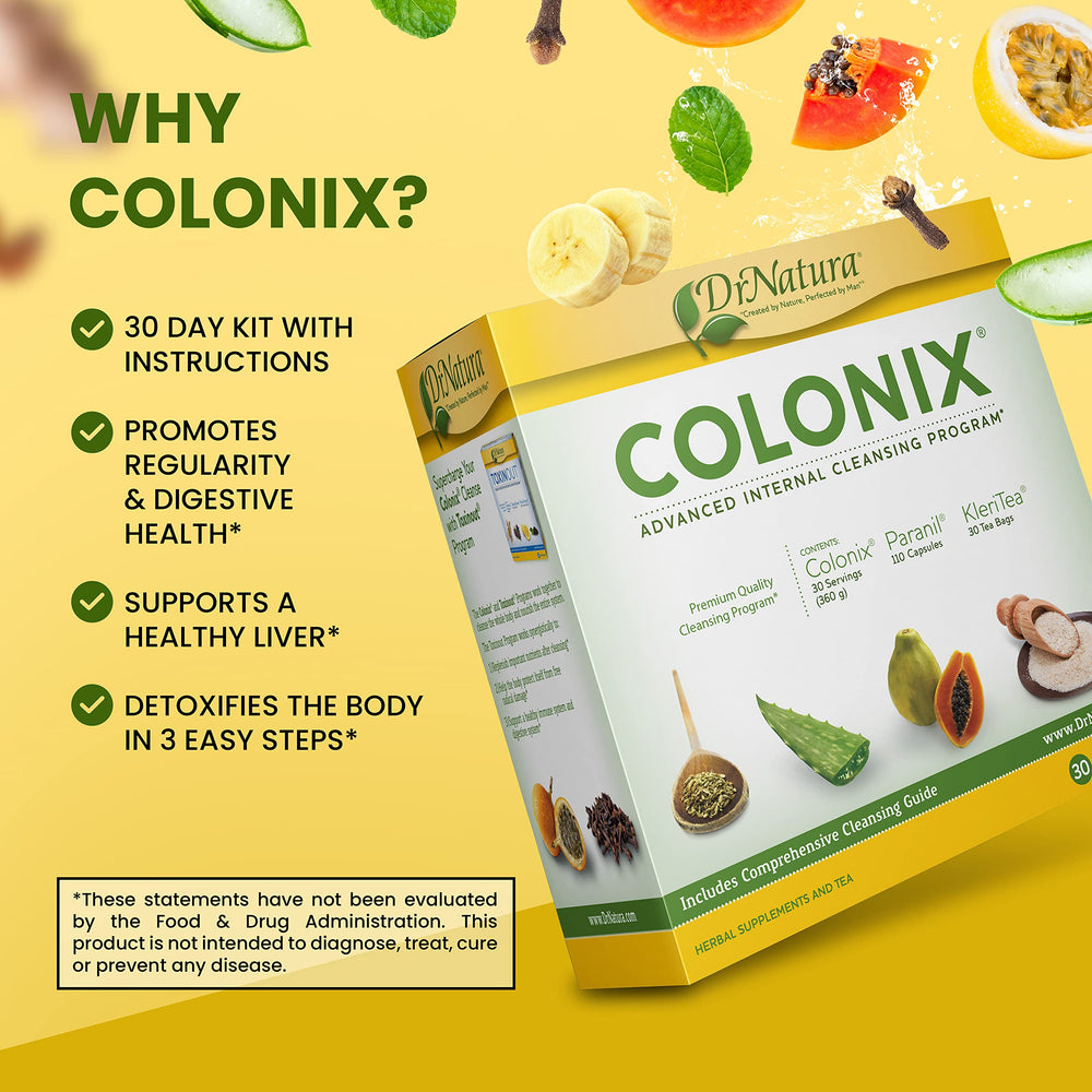 DrNatura Colonix flax and fennel seeds close-up for digestive balance