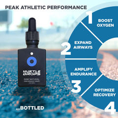 DROP FX Hustle Drops packaging highlights a natural peppermint and wintergreen blend.