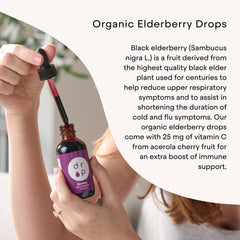 DRP Elderberry Drops grape flavor appeals to kids during daily support.