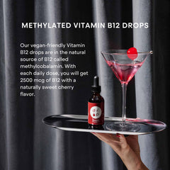 DRP liquid drops being poured for easy daily use.