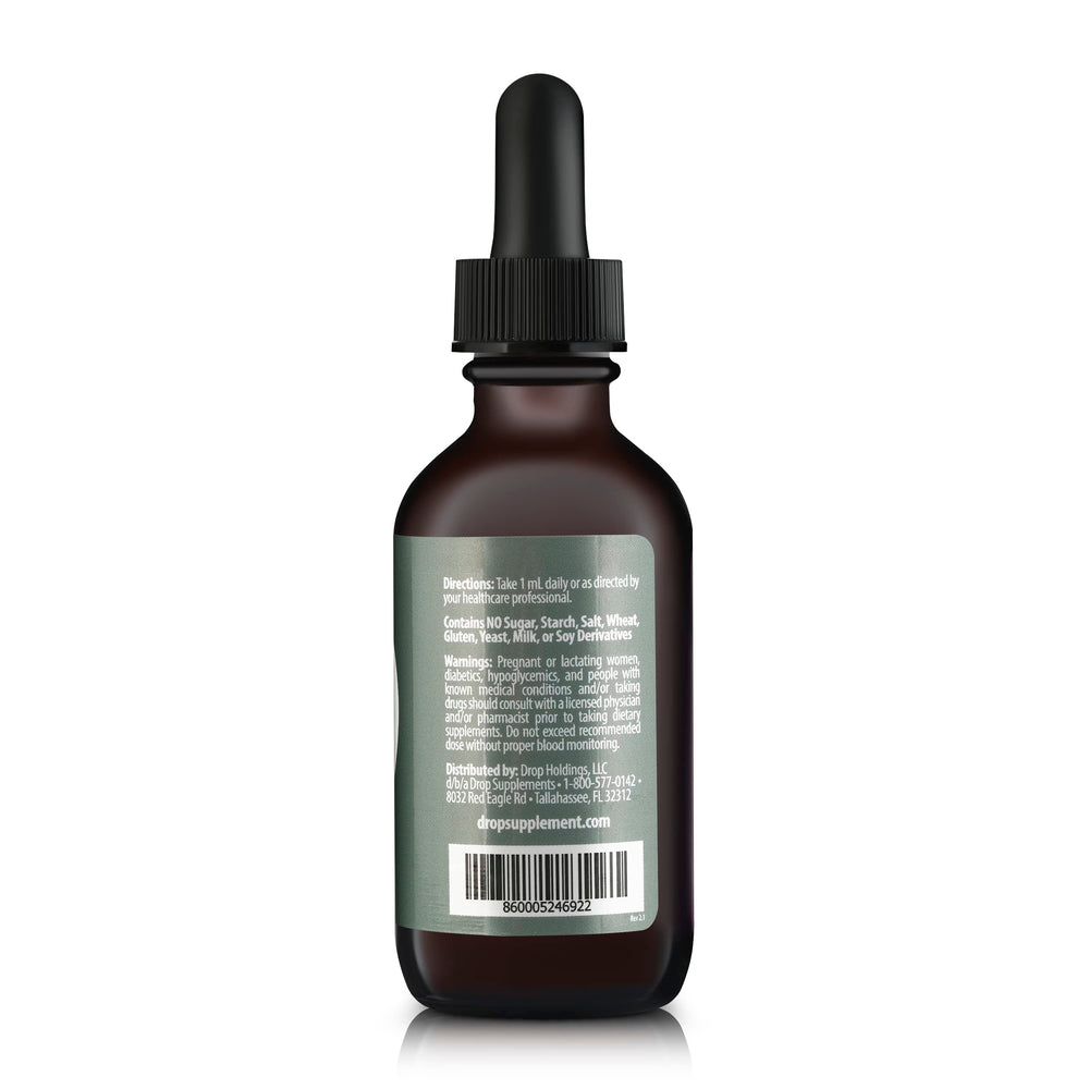 DRP Vitamin D3 + K2 drops convenient daily use with 1 mL dose.