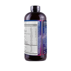 Drs Advantage Liquid Mega Multivitamins label closeup highlighting ingredients and Rapid-Sorb.