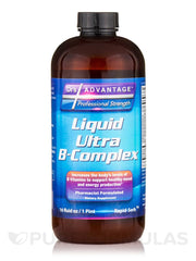 Dr's Advantage Liquid Ultra B Complex being poured for daily use