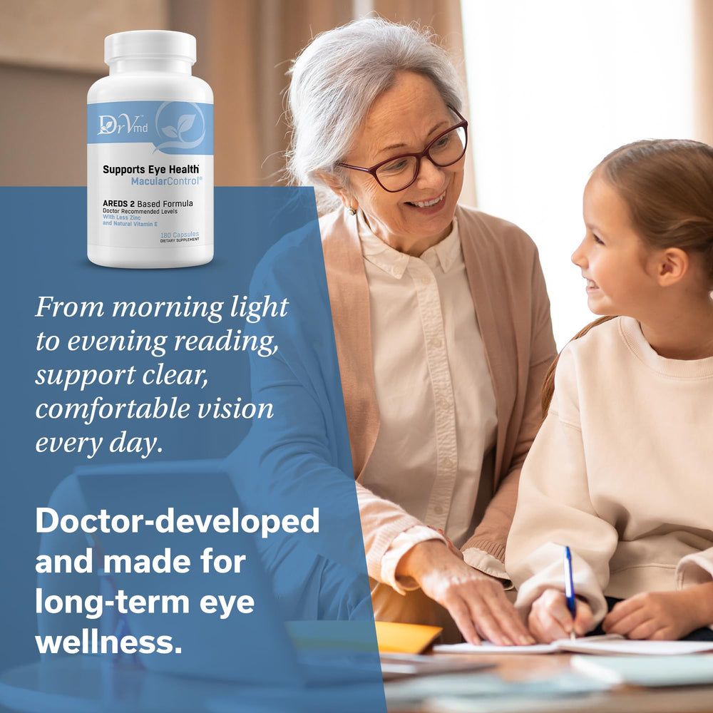 DrVmd Macular Control vegan capsules ideal for plant-based routines