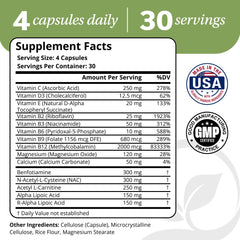 DrVmd Nerve Control label close-up highlighting ingredients.