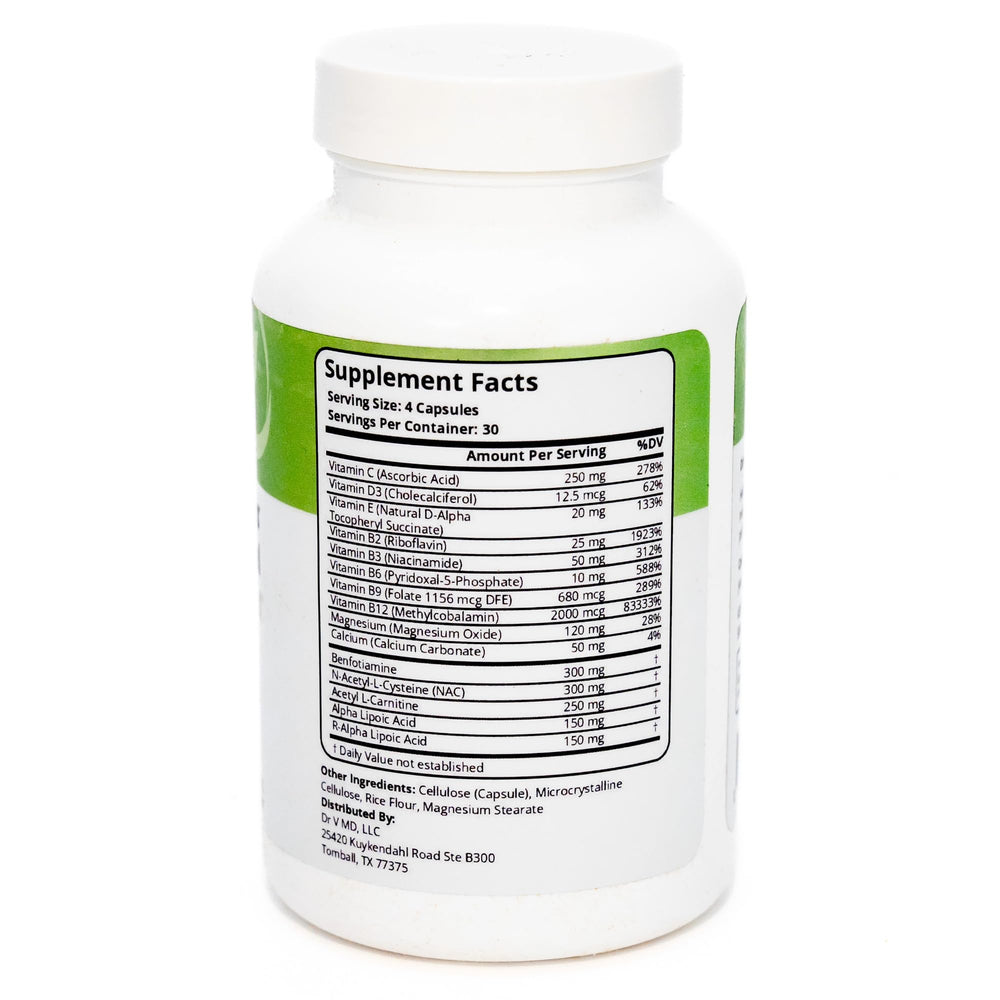 DrVmd Nerve Control one-month supply packaging ready.
