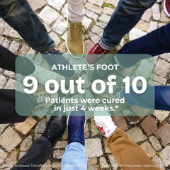 Dryello Athlete’s Foot Stick clinically proven performance without drips or odor.