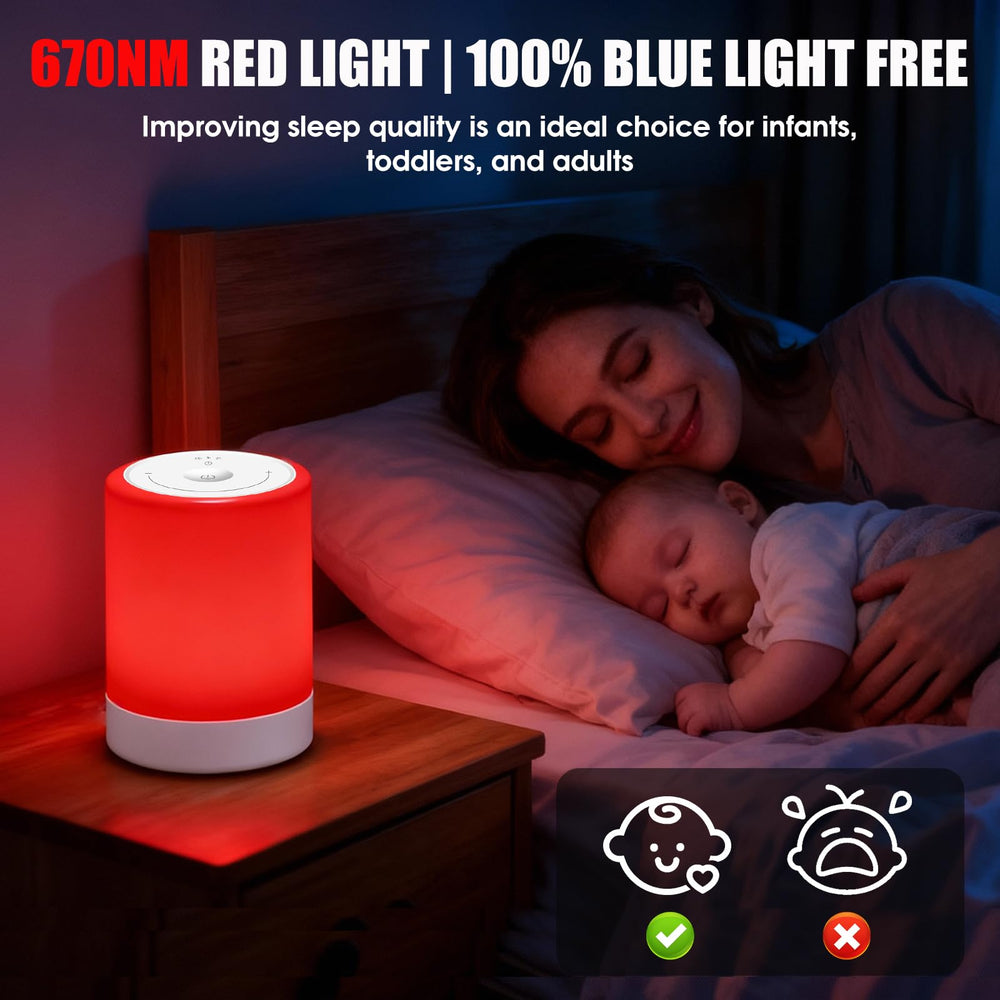 DSJGB touch-control night light offers easy bedtime brightness adjustments