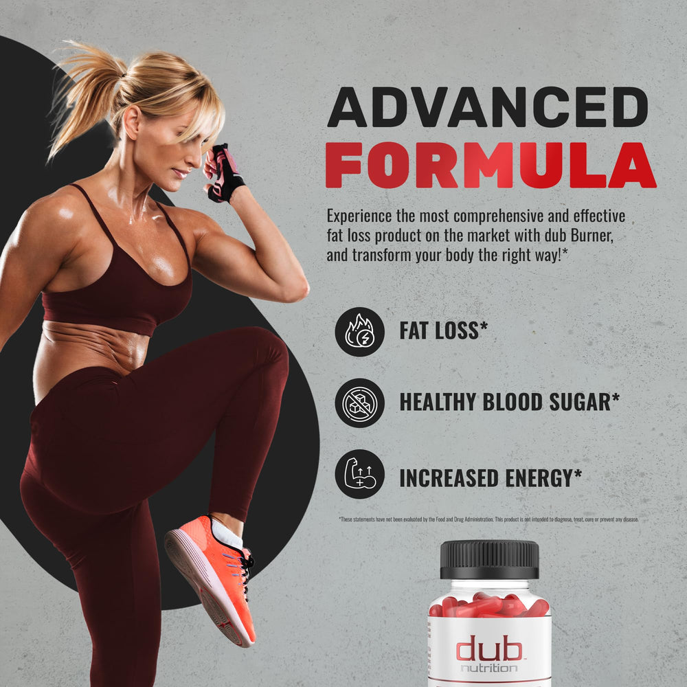 Dub Nutrition Burner bottle top cap for secure dosing