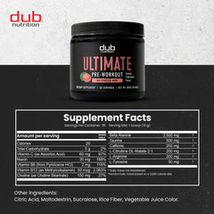 Dub Nutrition Watermelon Wave pack-shot highlights 30 servings for convenience