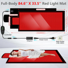 DUBUXW red and infrared LED array delivers balanced light exposure.