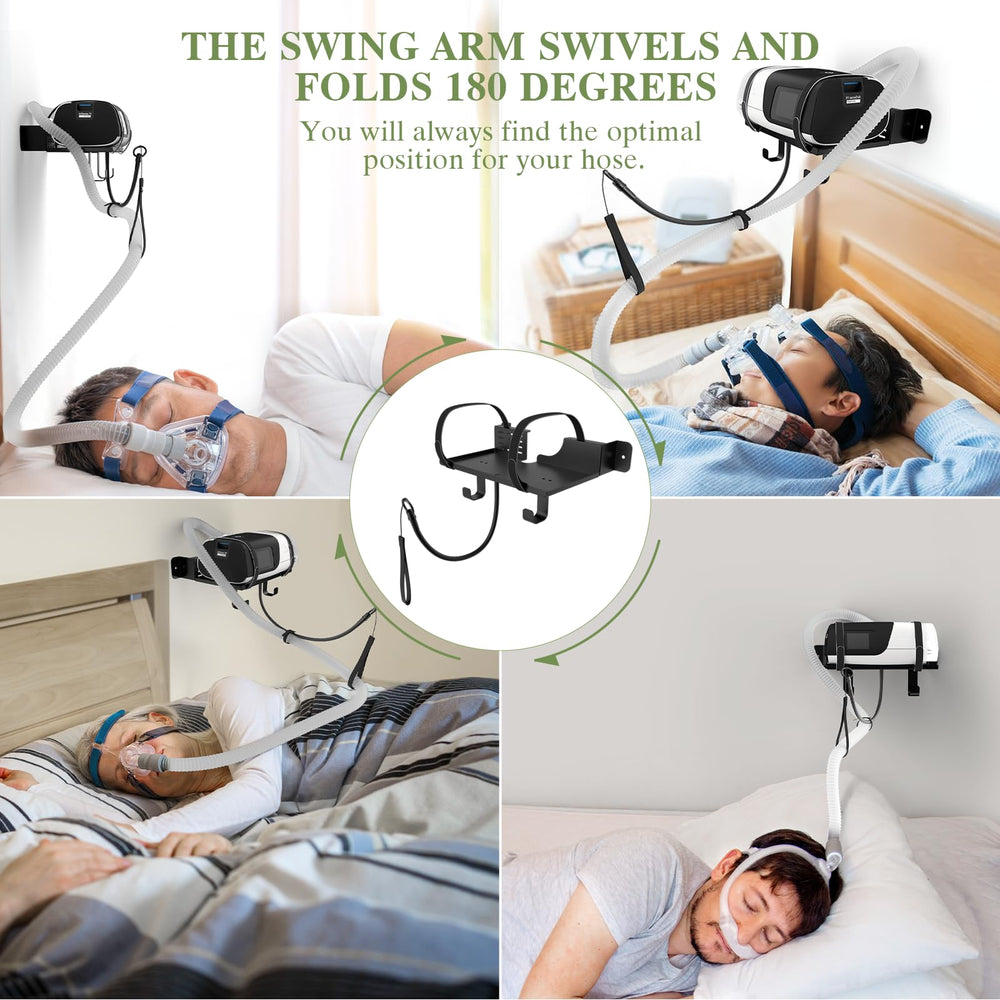 DUDUXI space-saving wall-mount keeps bedside area neat and accessible