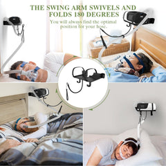 DUDUXI space-saving wall-mount keeps bedside area neat and accessible