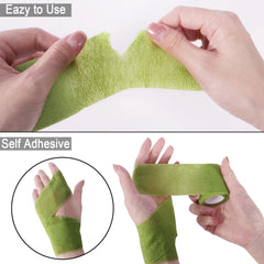 DUOQIAN fabric detail reveals porous, hypoallergenic adhesive for comfort