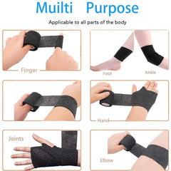 DUOQIAN pet-friendly bandage wrap used on a paw.