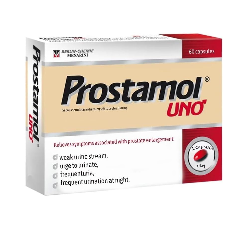 DUOshop Prostamol Uno softgel pack for daily prostate support and easy supplementation.