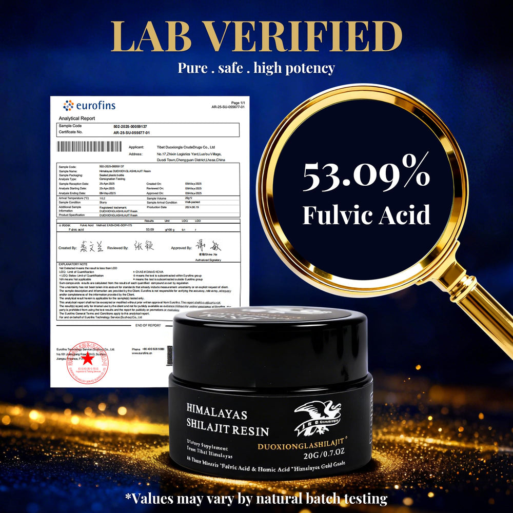 DUOXIONGLASHILAJIT resin texture close-up highlights rich fulvic minerals and color.
