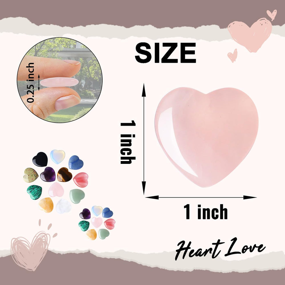 DUQGUHO heart crystal rose quartz supports self-care moments