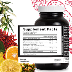 Durable Cholesterol Complete olive leaf extract capsule signaling vascular health support