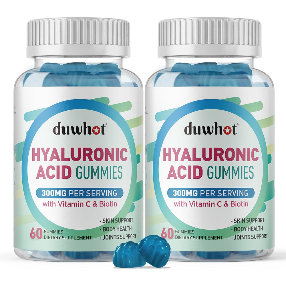 duwhot Hyaluronic Acid Gummies bottle front for daily hydration