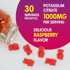 duwhot potassium citrate gummies dispensing shot for simple daily use.