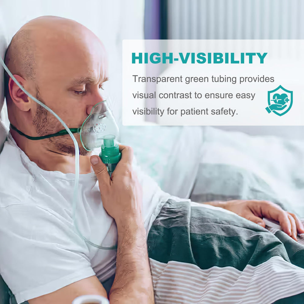 DWCHECK oxygen tube universal interface fits devices.