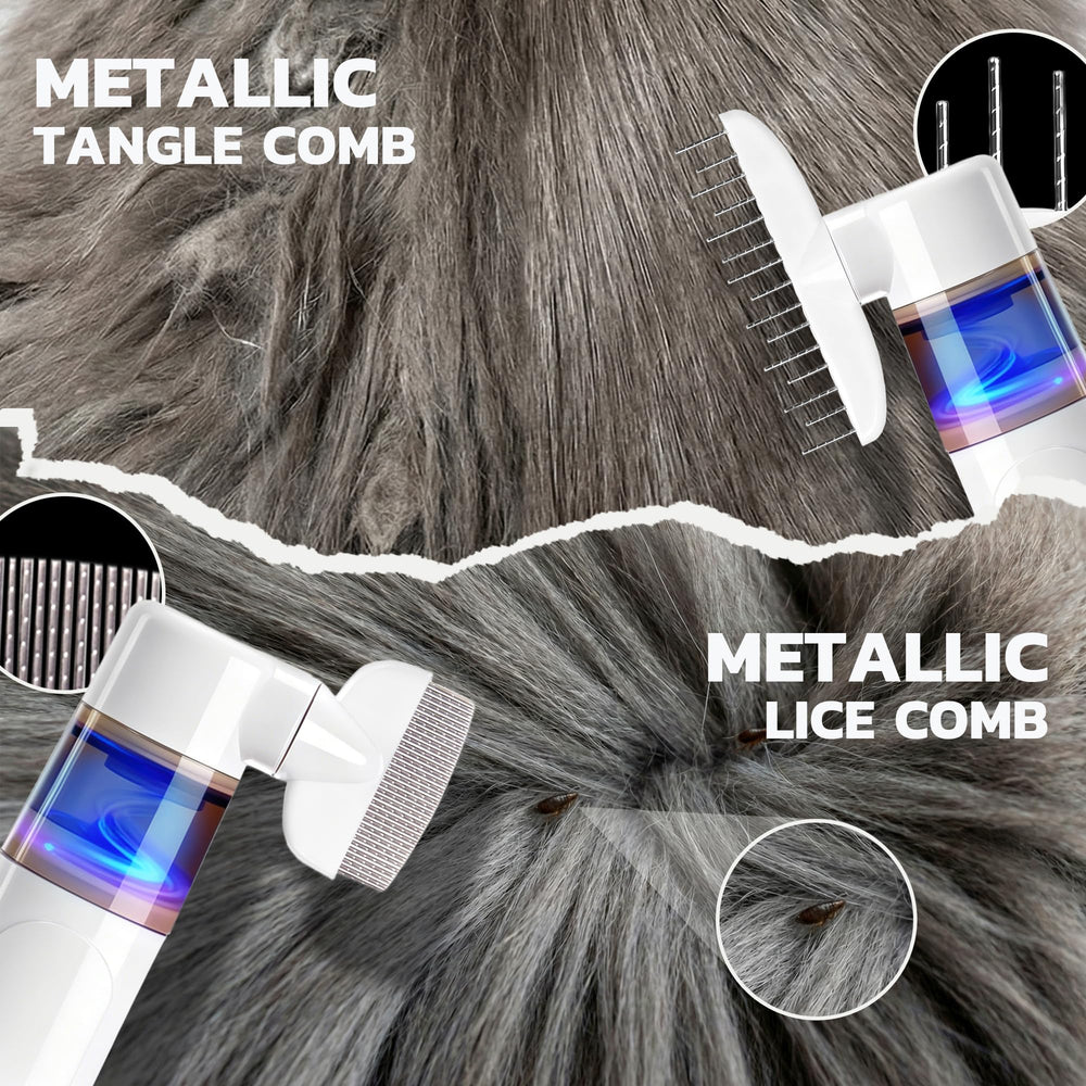 Dyhodu adjustable suction levels for different hair types and coats.