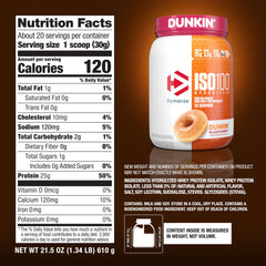 Dymatize ISO100 glazed donut flavor offers a tasty post-workout treat with clean macros.