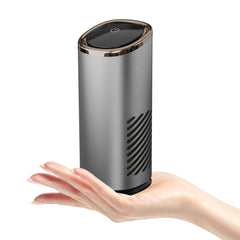 Dynaiency diffuser viewed in a car cup holder setup