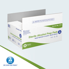 Clinical setting-ready Dynarex 1113-CS pad on tray.