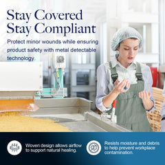 Blue color aids quick identification in busy environments.