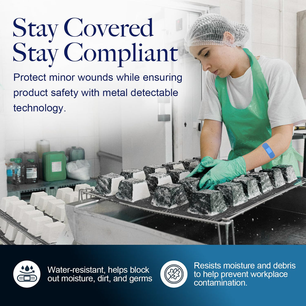 Dynarex blue bandages ventilated design supports comfortable wear